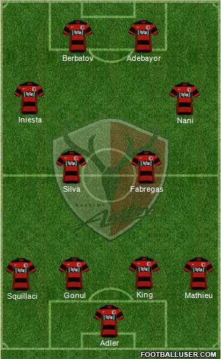 Kashima Antlers Formation 2011