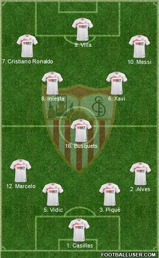 Sevilla F.C., S.A.D. Formation 2011