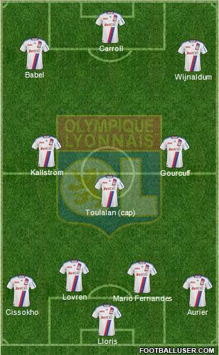 Olympique Lyonnais Formation 2011