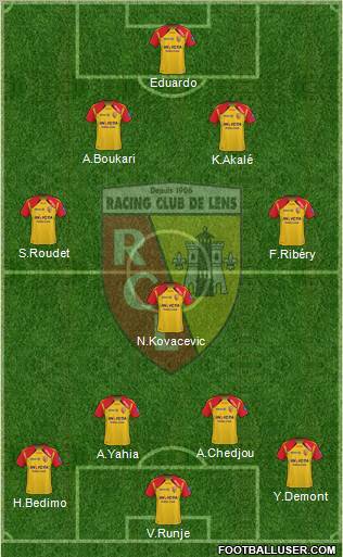 Racing Club de Lens Formation 2011