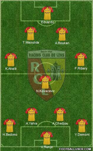 Racing Club de Lens Formation 2011