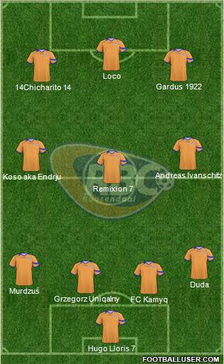 RBC Roosendaal Formation 2011
