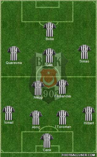 Besiktas JK Formation 2011