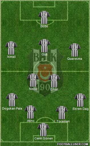 Besiktas JK Formation 2011