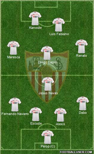 Sevilla F.C., S.A.D. Formation 2011