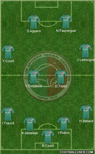 Club Sportif Sedan Ardennes Formation 2011