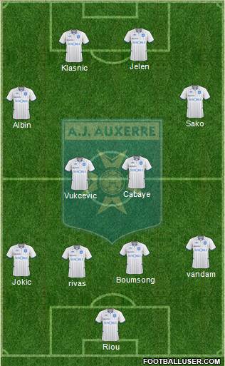A.J. Auxerre Formation 2011