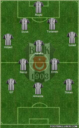 Besiktas JK Formation 2011