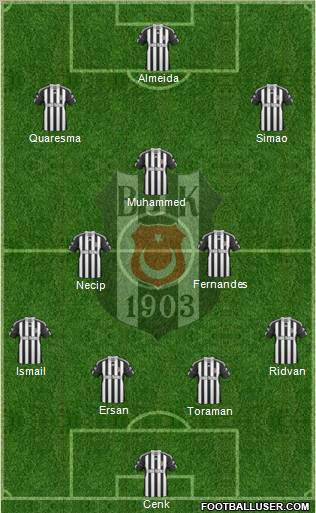 Besiktas JK Formation 2011