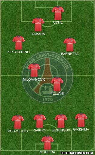 Paris Saint-Germain Formation 2011
