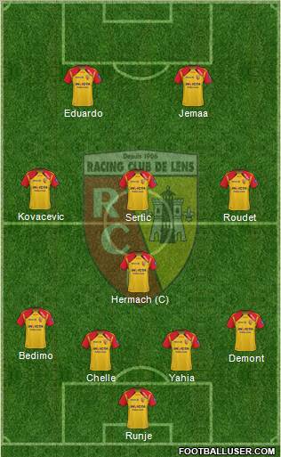 Racing Club de Lens Formation 2011