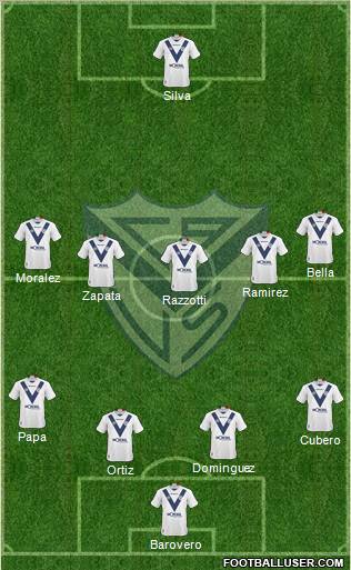 Vélez Sarsfield football formation