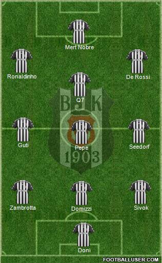 Besiktas JK Formation 2011
