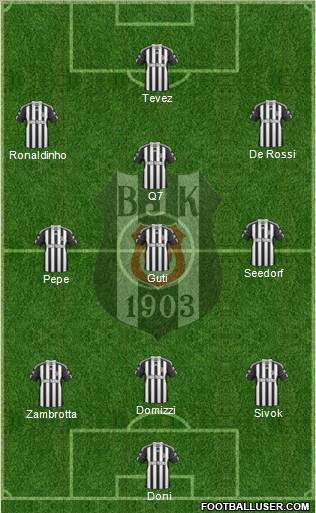 Besiktas JK Formation 2011