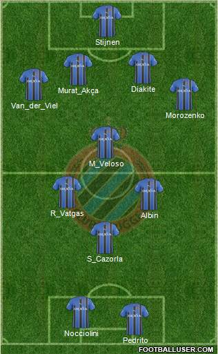 Club Brugge KV Formation 2011