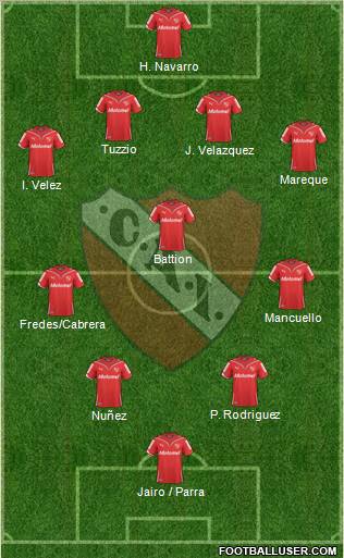 Independiente Formation 2011