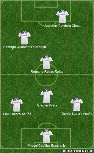 Tottenham Hotspur Formation 2011