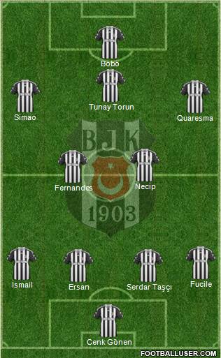 Besiktas JK Formation 2011