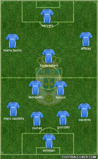 Real Oviedo S.A.D. Formation 2011
