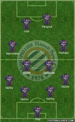 Montpellier Hérault Sport Club Formation 2011