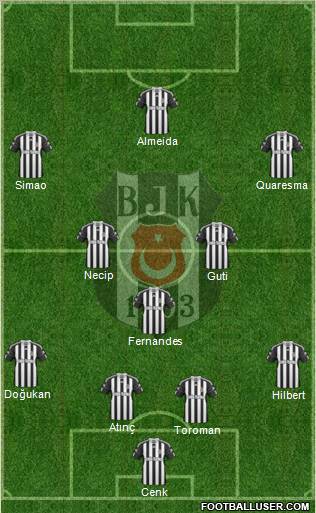 Besiktas JK Formation 2011