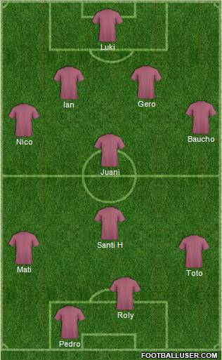 9 de Julio Formation 2011