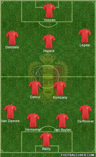 Belgium Formation 2011