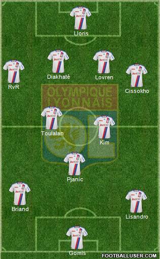 Olympique Lyonnais Formation 2011