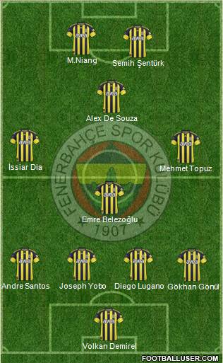 Fenerbahçe SK Formation 2011