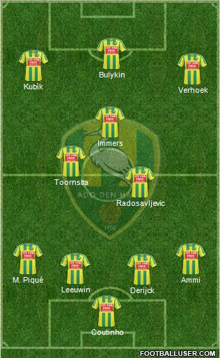 ADO Den Haag Formation 2011
