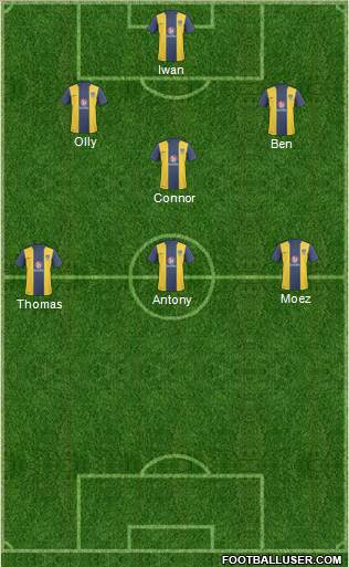 Oxford United Formation 2011