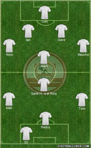 Zamalek Sporting Club 4-4-2 football formation