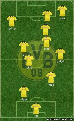 Borussia Dortmund Formation 2011