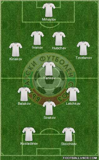 Bulgaria football formation