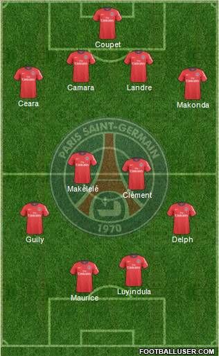 Paris Saint-Germain Formation 2011
