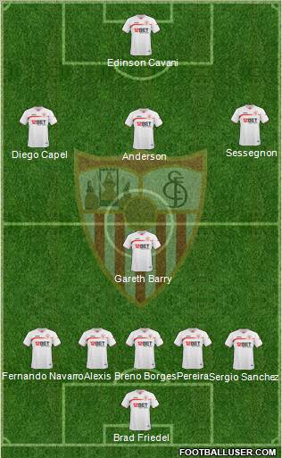 Sevilla F.C., S.A.D. Formation 2011