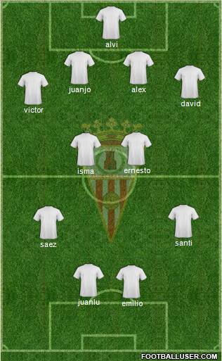 Algeciras C.F. football formation