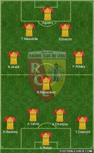 Racing Club de Lens Formation 2011