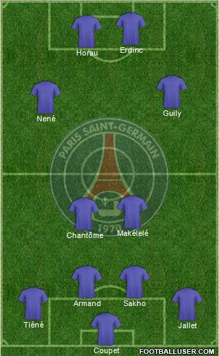 Paris Saint-Germain Formation 2011