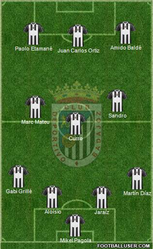 C.D. Badajoz S.A.D. Formation 2011