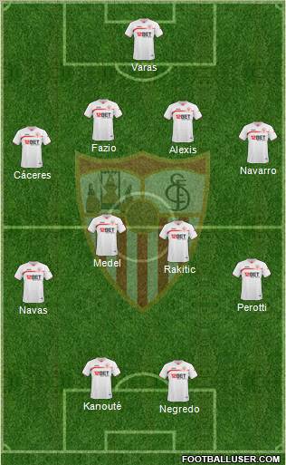 Sevilla F.C., S.A.D. Formation 2011