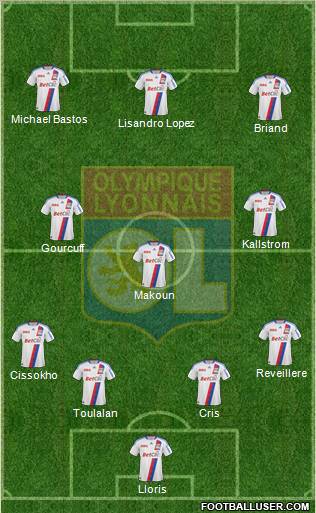 Olympique Lyonnais Formation 2011