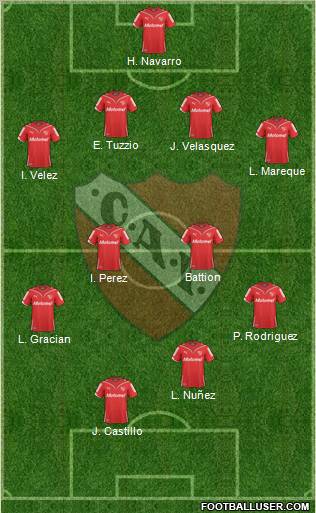Independiente Formation 2011