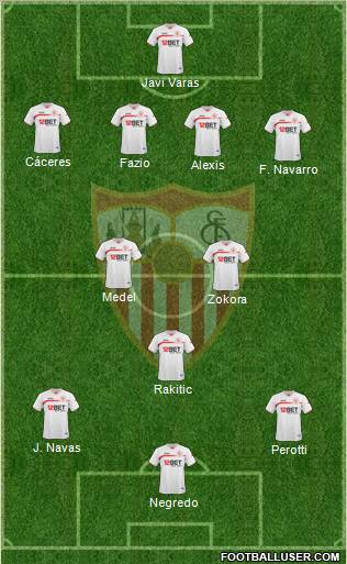 Sevilla F.C., S.A.D. Formation 2011