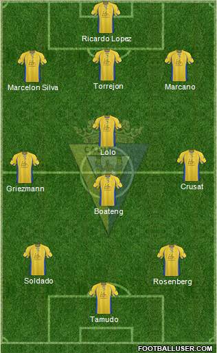 Cádiz C.F., S.A.D. Formation 2011