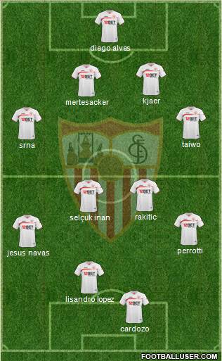 Sevilla F.C., S.A.D. Formation 2011