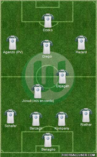 VfL Wolfsburg Formation 2011