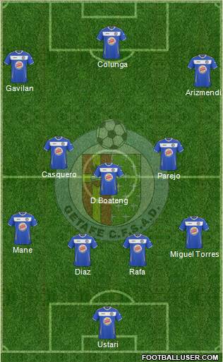 Getafe C.F., S.A.D. Formation 2011