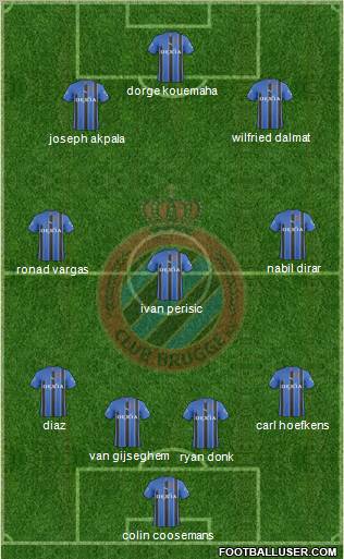 Club Brugge KV Formation 2011