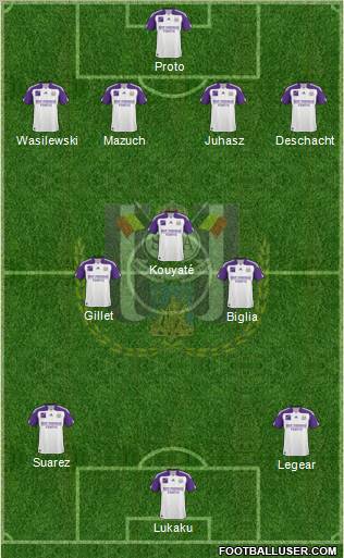 RSC Anderlecht Formation 2011